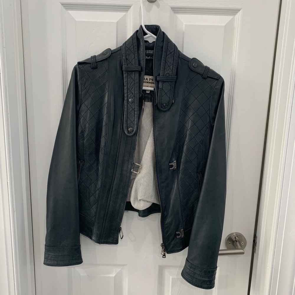 Calf Skin Leather Jacket